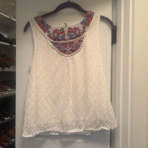 Anthropologie/ Akemi&Kin embroidered tank